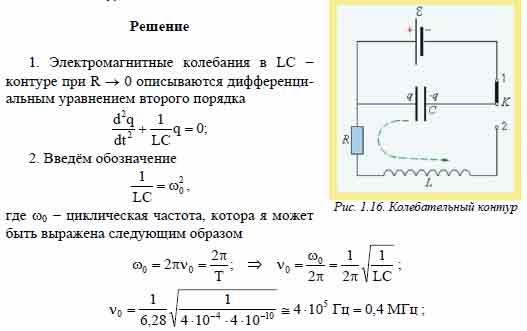 Колебательный контур состоит из катушки индуктивностью L = 400 мкГн и ...